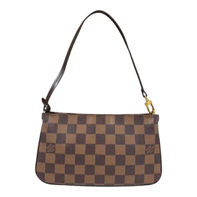 Pre-owned Louis Vuitton Brown Damier Canvas Pouch Shoulder Bag ()
