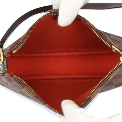 Pre-owned Louis Vuitton Brown Damier Canvas Pouch Shoulder Bag ()