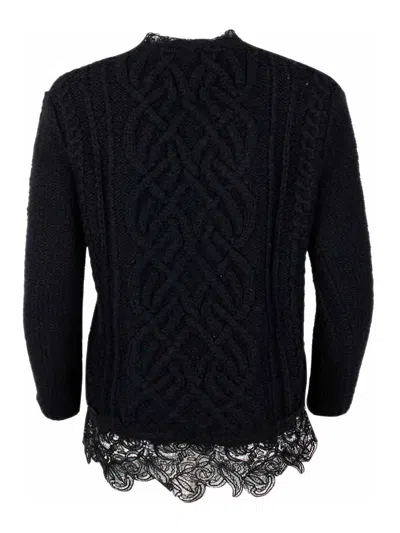 Ermanno Scervino Sweater In Black