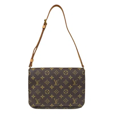Pre-owned Louis Vuitton Brown Monogram Canvas Shoulder Bag ()