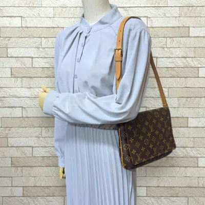 Pre-owned Louis Vuitton Brown Monogram Canvas Shoulder Bag ()