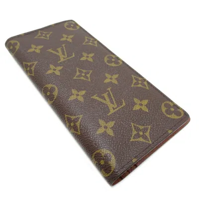Pre-owned Louis Vuitton Brown Monogram Long Wallet (bi-fold) ()