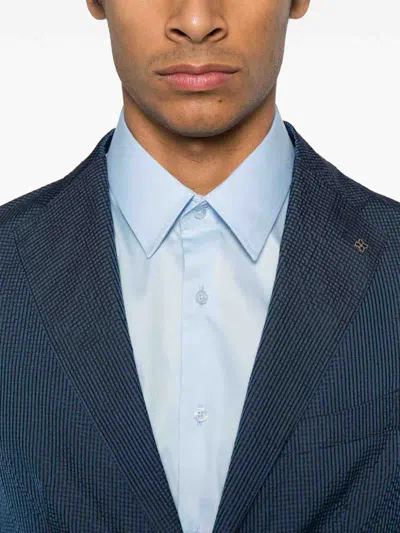Tagliatore Blazer In Blue