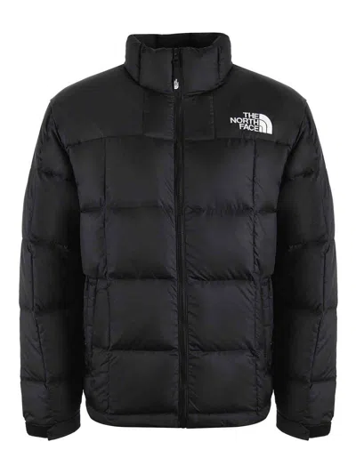 The North Face High Collar Puffer Quilted Jacket In Black
