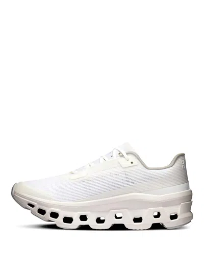 On Cloudmster Void Sneaker In White