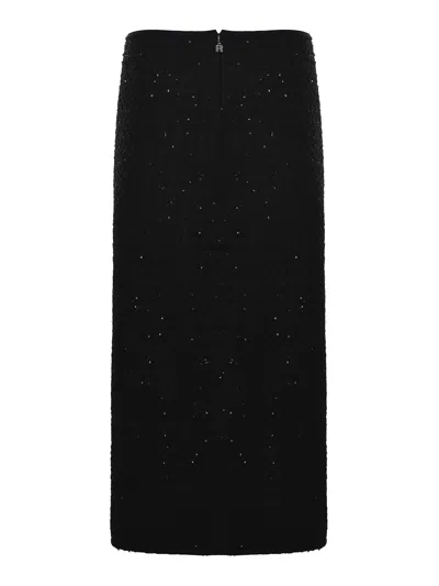 Rotate Birger Christensen Midi Skirt Otate In Boucl