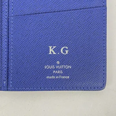 Pre-owned Louis Vuitton Cobalt Long Wallet (bi-fold) ()