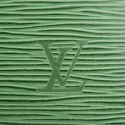 Pre-owned Louis Vuitton Green Epi Leather Clutch Bag ()