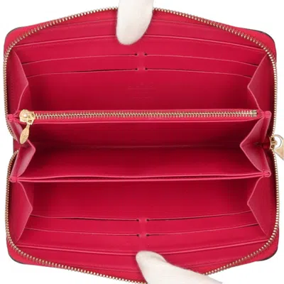 Pre-owned Louis Vuitton Indian Rose Pink Purple Vernis Long Wallet (bi-fold) ()