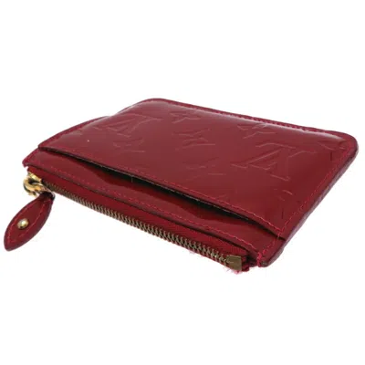 Pre-owned Louis Vuitton Pomme D'amour Monogram Vernis Coin Purse/coin Case ()
