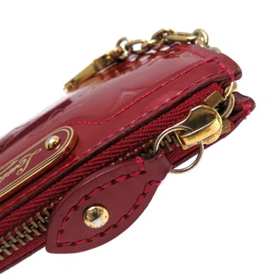 Pre-owned Louis Vuitton Pomme D'amour Monogram Vernis Coin Purse/coin Case ()