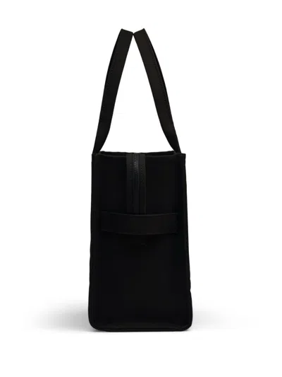 Marc Jacobs The Tote Bag Canvas Shoulder Bag In Black
