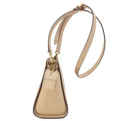 Pre-owned Michael Kors Beige Pvc Shoulder Bag ()
