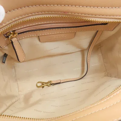 Pre-owned Michael Kors Beige Pvc Shoulder Bag ()