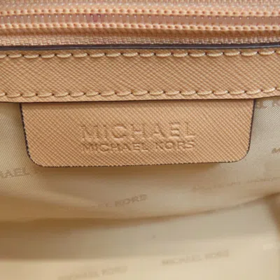 Pre-owned Michael Kors Beige Pvc Shoulder Bag ()