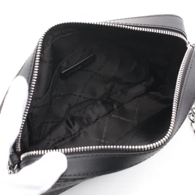 Pre-owned Michael Kors Black Coated Canvas Leather Shoulder Bag ()