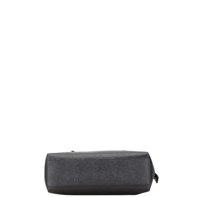 Pre-owned Michael Kors Black Leather Handbag Shoulder Bag ()