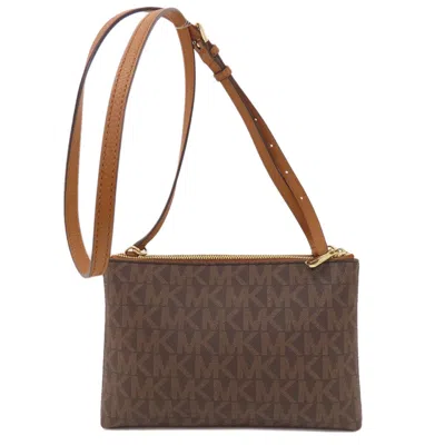 Pre-owned Michael Kors Brown Pvc Shoulder Bag ()