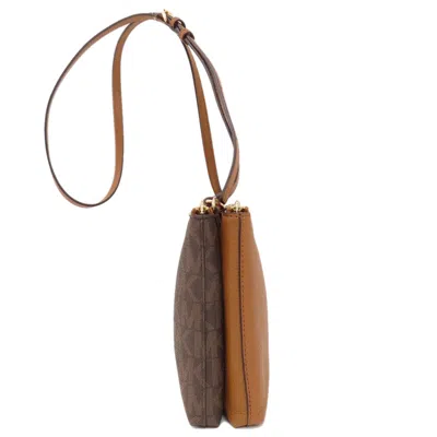 Pre-owned Michael Kors Brown Pvc Shoulder Bag ()