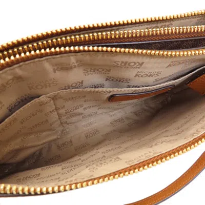 Pre-owned Michael Kors Brown Pvc Shoulder Bag ()
