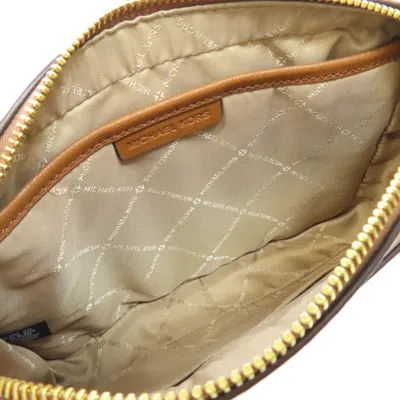 Pre-owned Michael Kors Brown Pvc Shoulder Bag ()