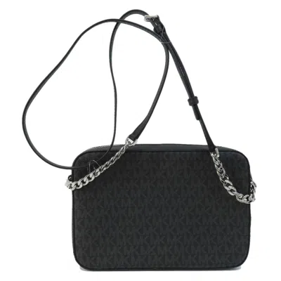Pre-owned Michael Kors Gray Coated Canvas Shoulder Bag ()