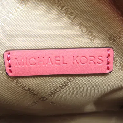 Pre-owned Michael Kors Pink Pvc Shoulder Bag ()
