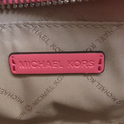 Pre-owned Michael Kors Pink Pvc Shoulder Bag ()