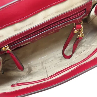 Pre-owned Michael Kors Red Color Leather Backpack ()