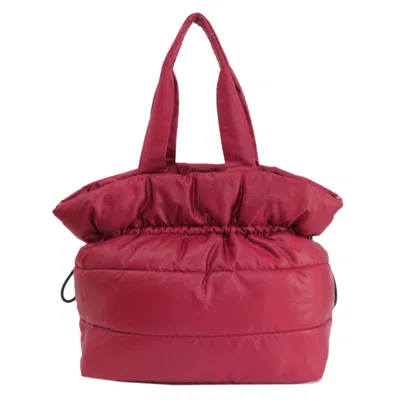 Pre-owned Michael Kors Red Color Nylon Tote Bag ()