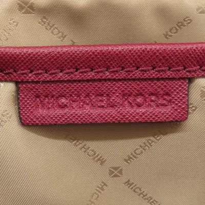 Pre-owned Michael Kors Red Color Leather Shoulder Bag ()