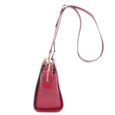 Pre-owned Michael Kors Red Color Pvc Shoulder Bag ()