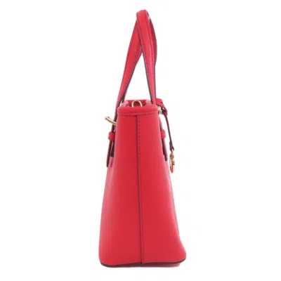 Pre-owned Michael Kors Red Color Pvc Tote Bag ()
