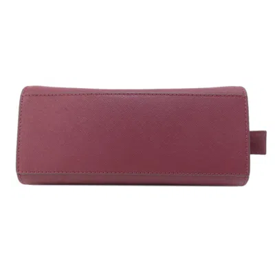 Pre-owned Michael Kors Red Color Pvc Shoulder Bag ()