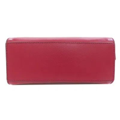 Pre-owned Michael Kors Red Color Pvc Shoulder Bag ()