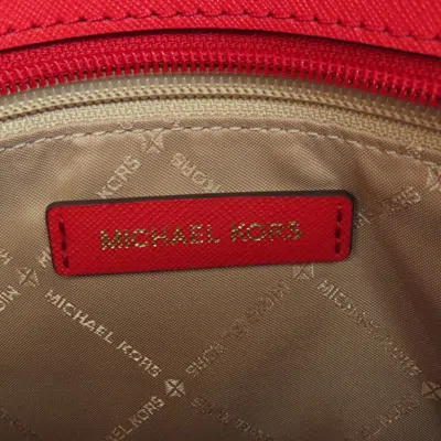Pre-owned Michael Kors Red Color Pvc Tote Bag ()