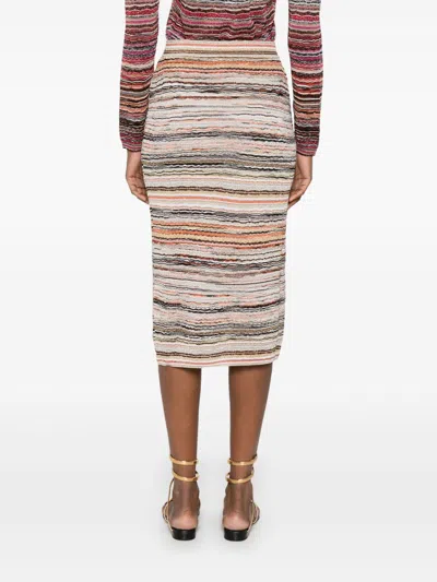 Shop Missoni Women's Midi Lamé Skirt