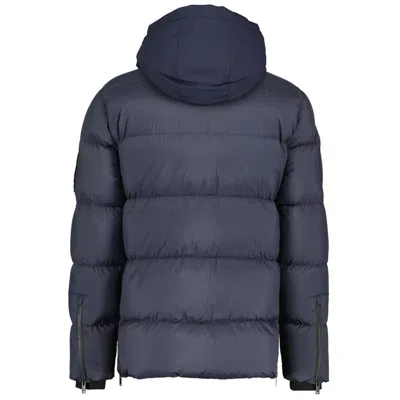 Moose Knuckles Blue Nylon Men's Jacket