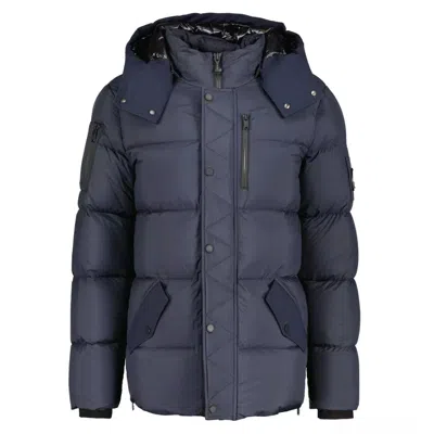 Moose Knuckles Blue Nylon Men's Jacket
