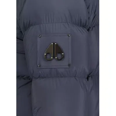 Moose Knuckles Blue Nylon Men's Jacket