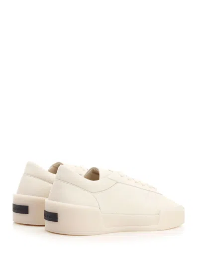 Fear Of God Man Sneakers Ivory Size 7 Leather
