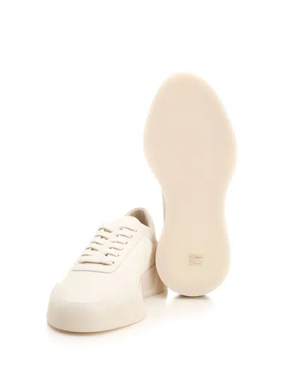 Fear Of God Man Sneakers Ivory Size 7 Leather