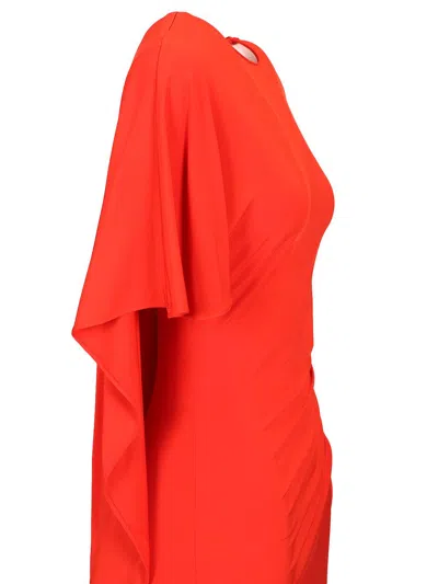 Stella Mccartney Draped Asymmetric Sleeve Gown
