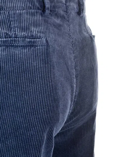 Brunello Cucinelli Blue Corduroy Trousers Blue