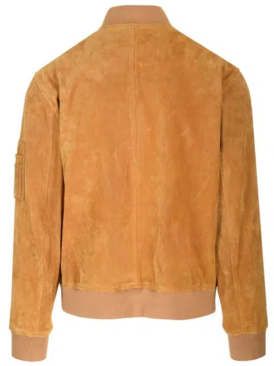 Versace Ribbed Cuffs Sleeve Zip Pocket Jacket