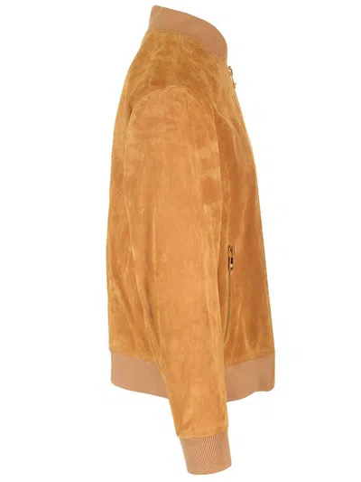 Versace Ribbed Cuffs Sleeve Zip Pocket Jacket