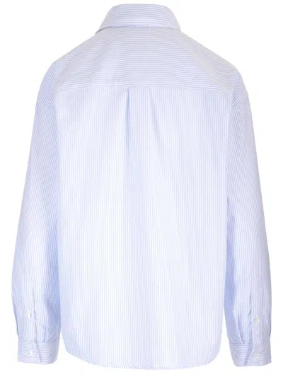 Apc Boyfriend Shirt In Organic Cotton Shirts Light Blue
