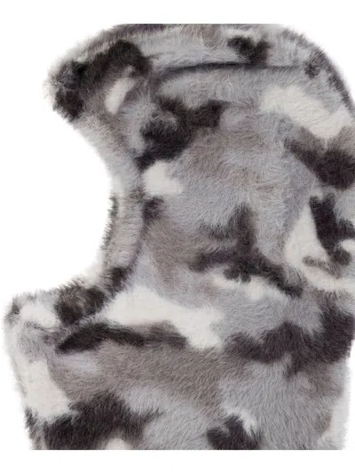 Acne Studios Camouflage Faux Fur Balaclava