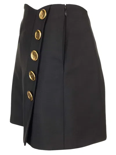 Givenchy Shorts In Wool And Mohair With Buttons