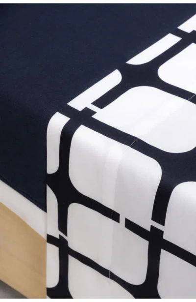 Brooks Brothers Broken Square 300 Thread Count Sheet Set